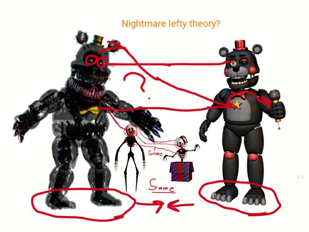 fnaf 6 lefty action figure