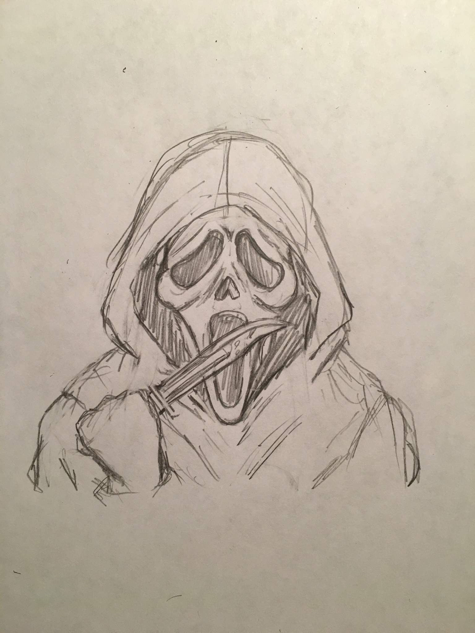 Quick Draw: Ghostface Horror Amino.