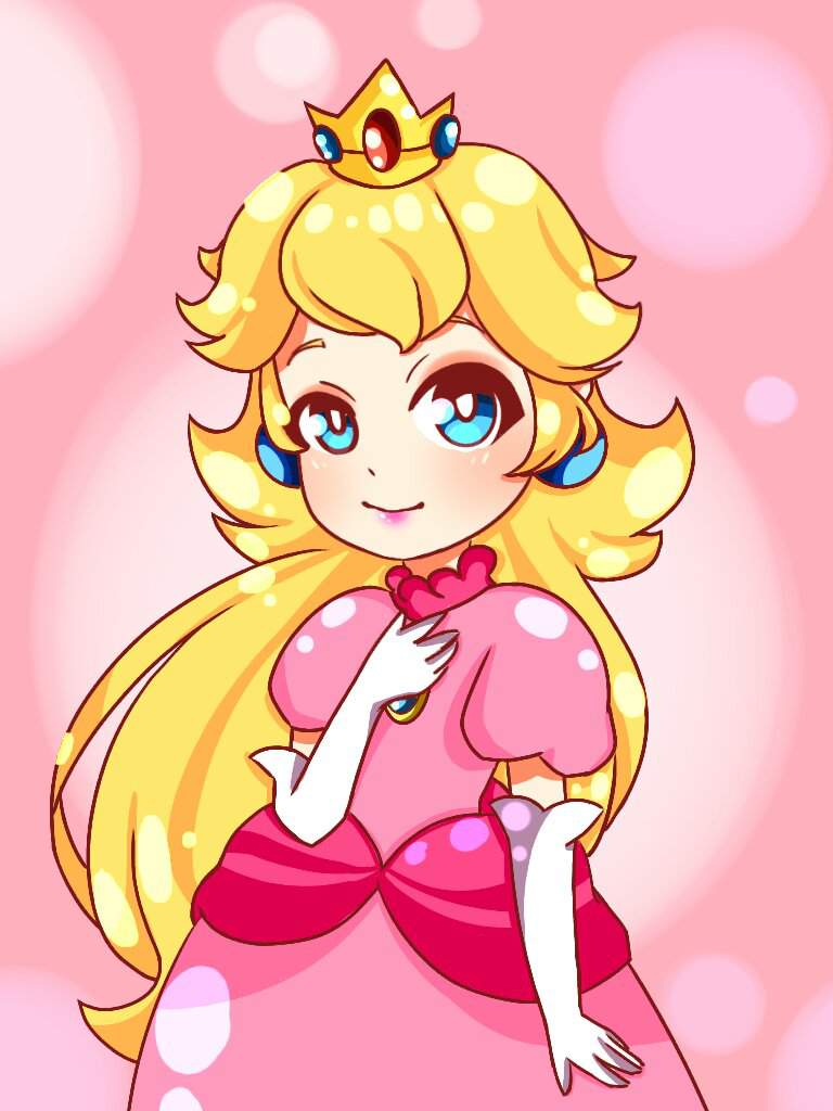 Cute princess Peach | Mario Amino