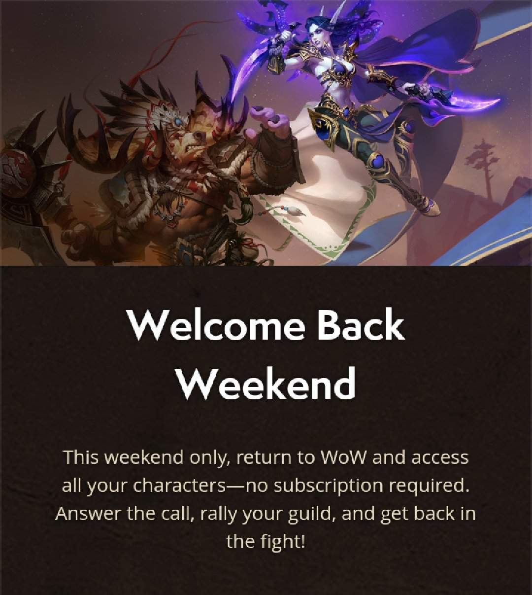 WoW Free Weekend! And sale! WoW Amino