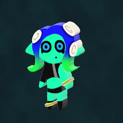 Sanitized Agent 8 Splatoon Amino 0469