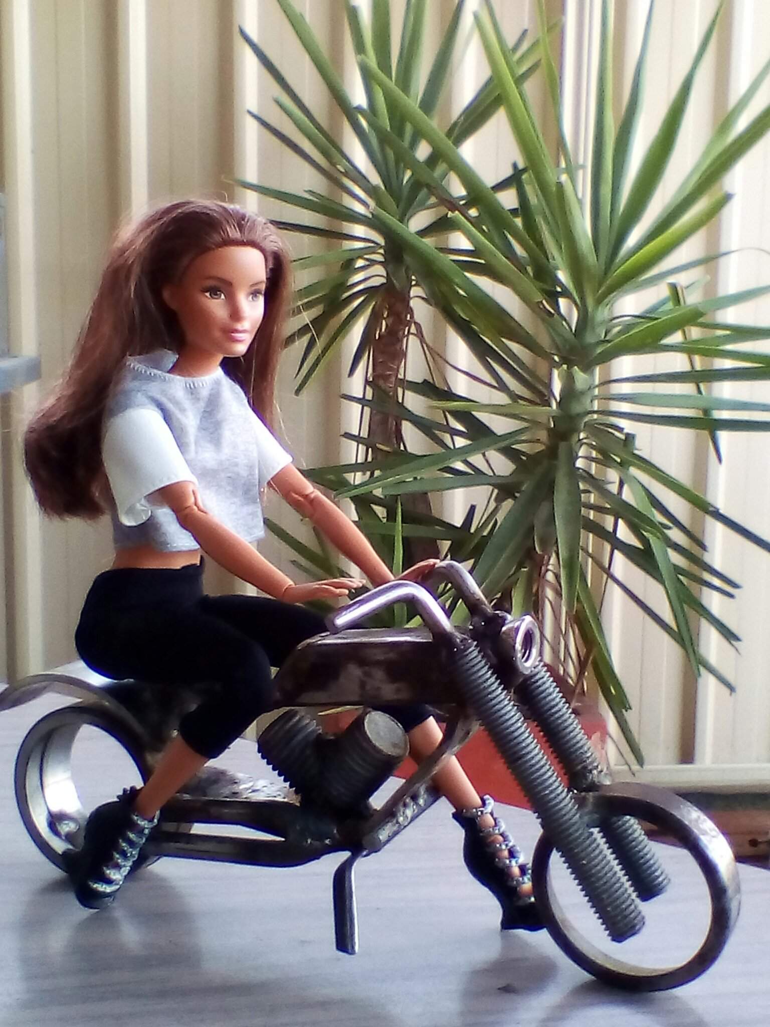 barbie on motorbike