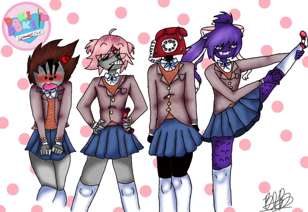 DOKI DOKI LIT FNAF CLUB Five Nights At Freddy S Amino