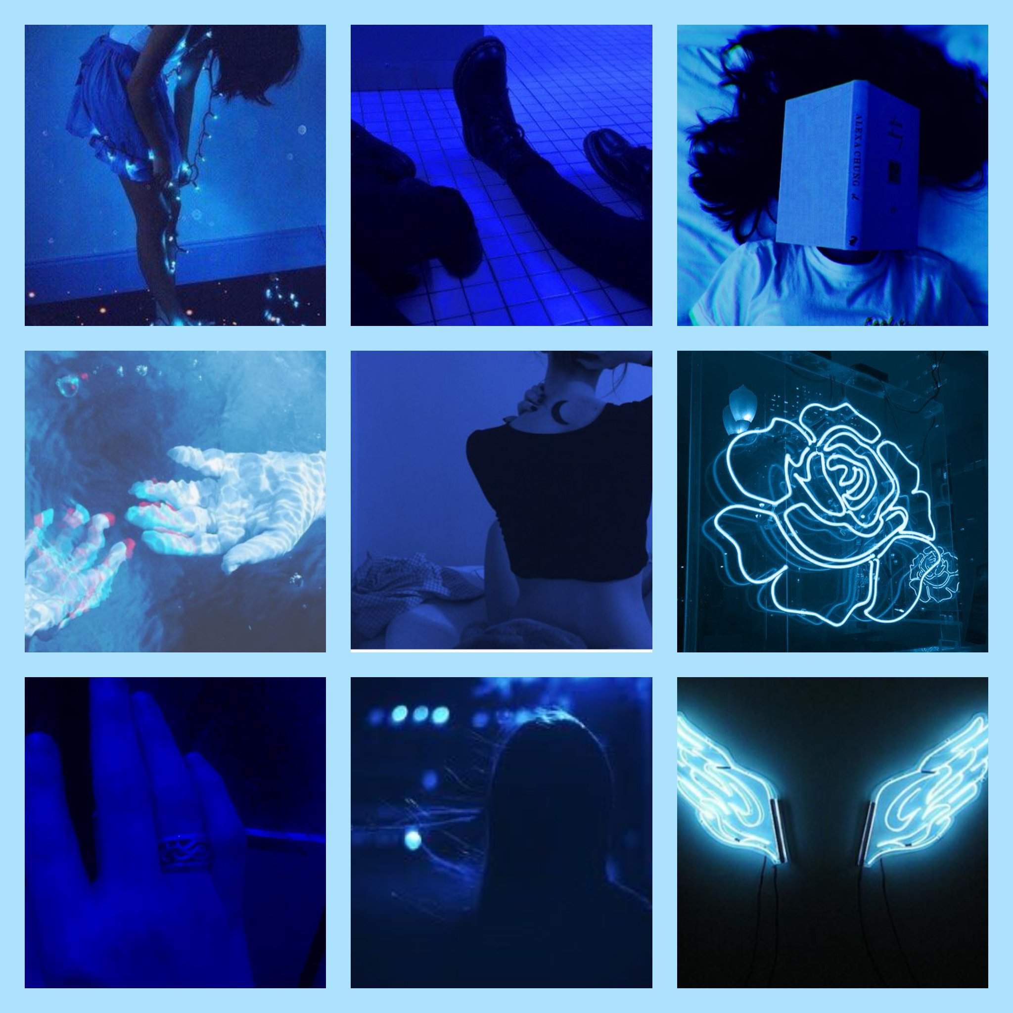 Blue Mood Board Theme Ari Símply Aesthetíc Amino 2951