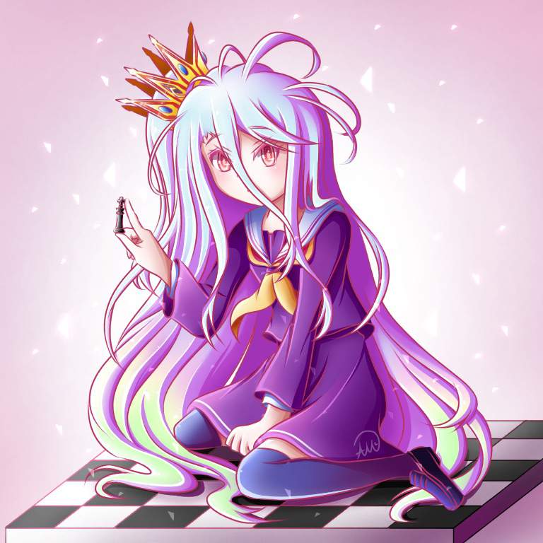 Featured image of post Shiro Ngnl Fanart Voir cette pingle et d autres images dans no game no life par haifa nuria