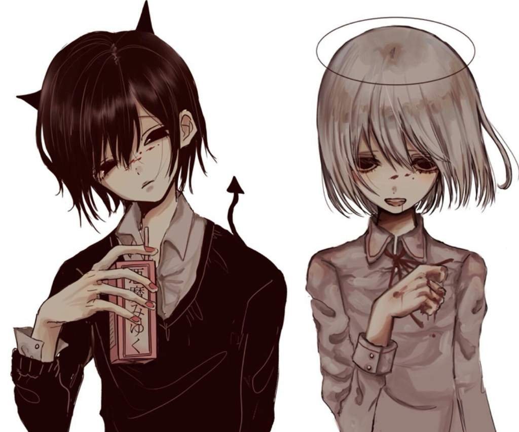 Каждому дьяволу положен свой ангел 😈😇 | Аниме Amino Amino