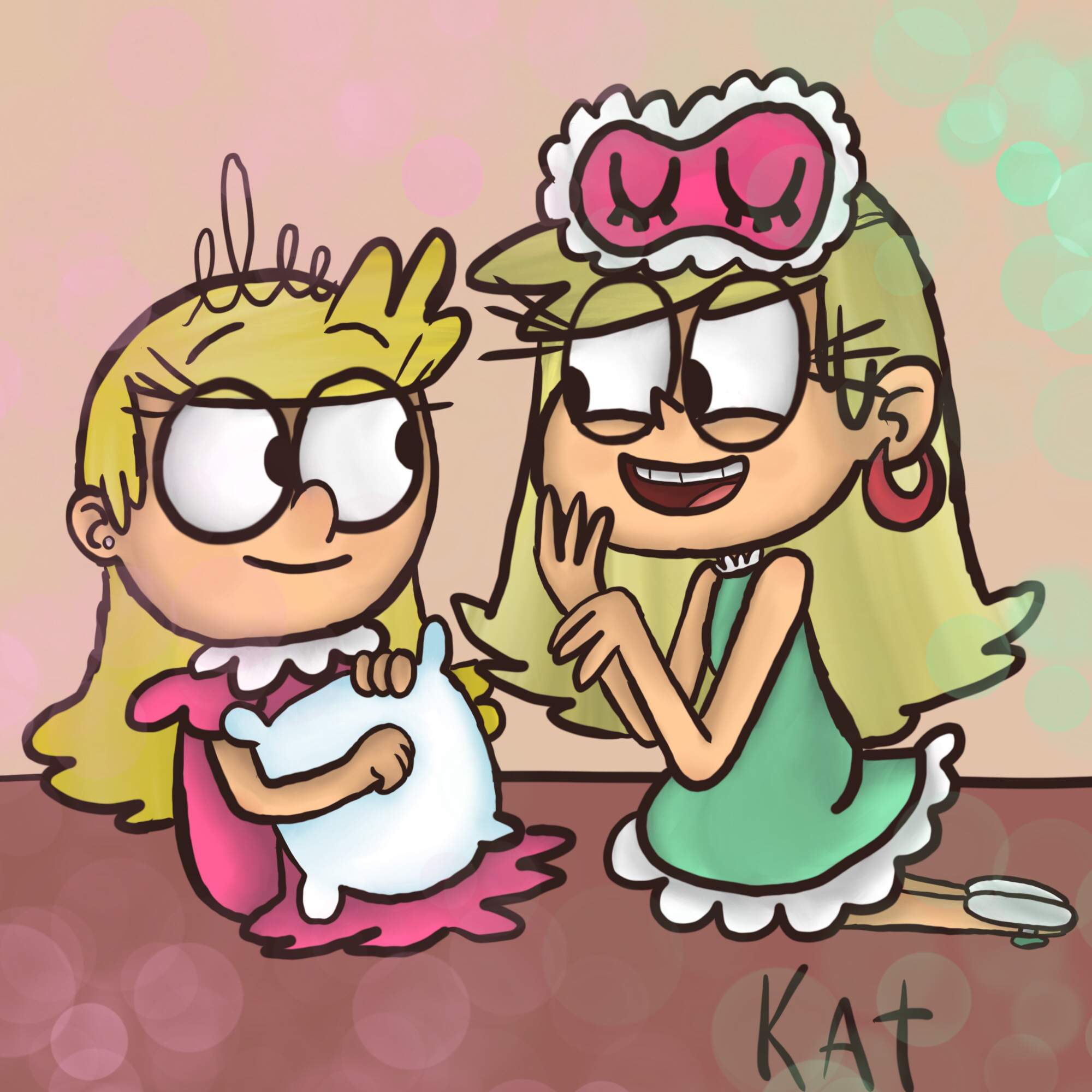 Leni And Lola 💗💚 The Loud House Amino Amino