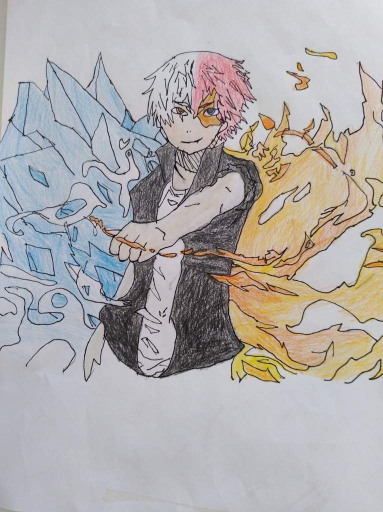 Como Dibujar A Shoto Todoroki Boku No Hero Academia Amino Amino