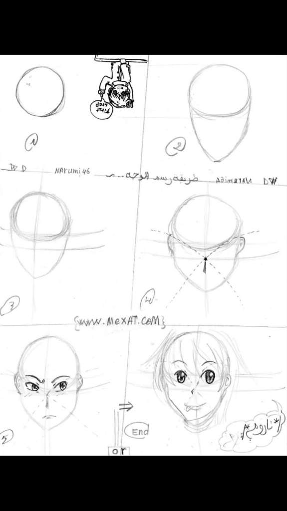 لتعليم رسم الوجه للانمي Diy عربي Amino