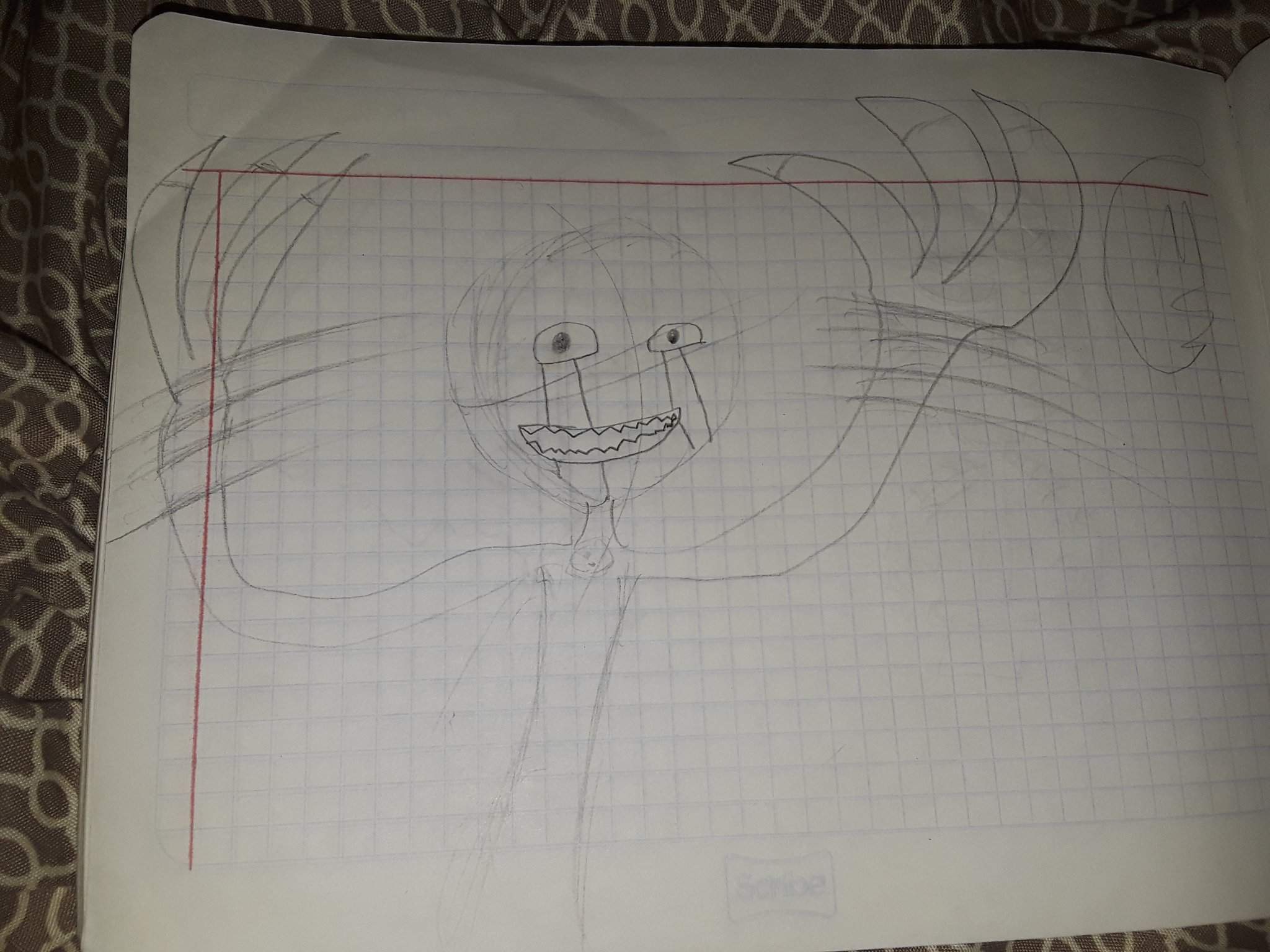 Dibujo de nighmarionne! (nightmare puppet) (dibujo a mi estilo Bv