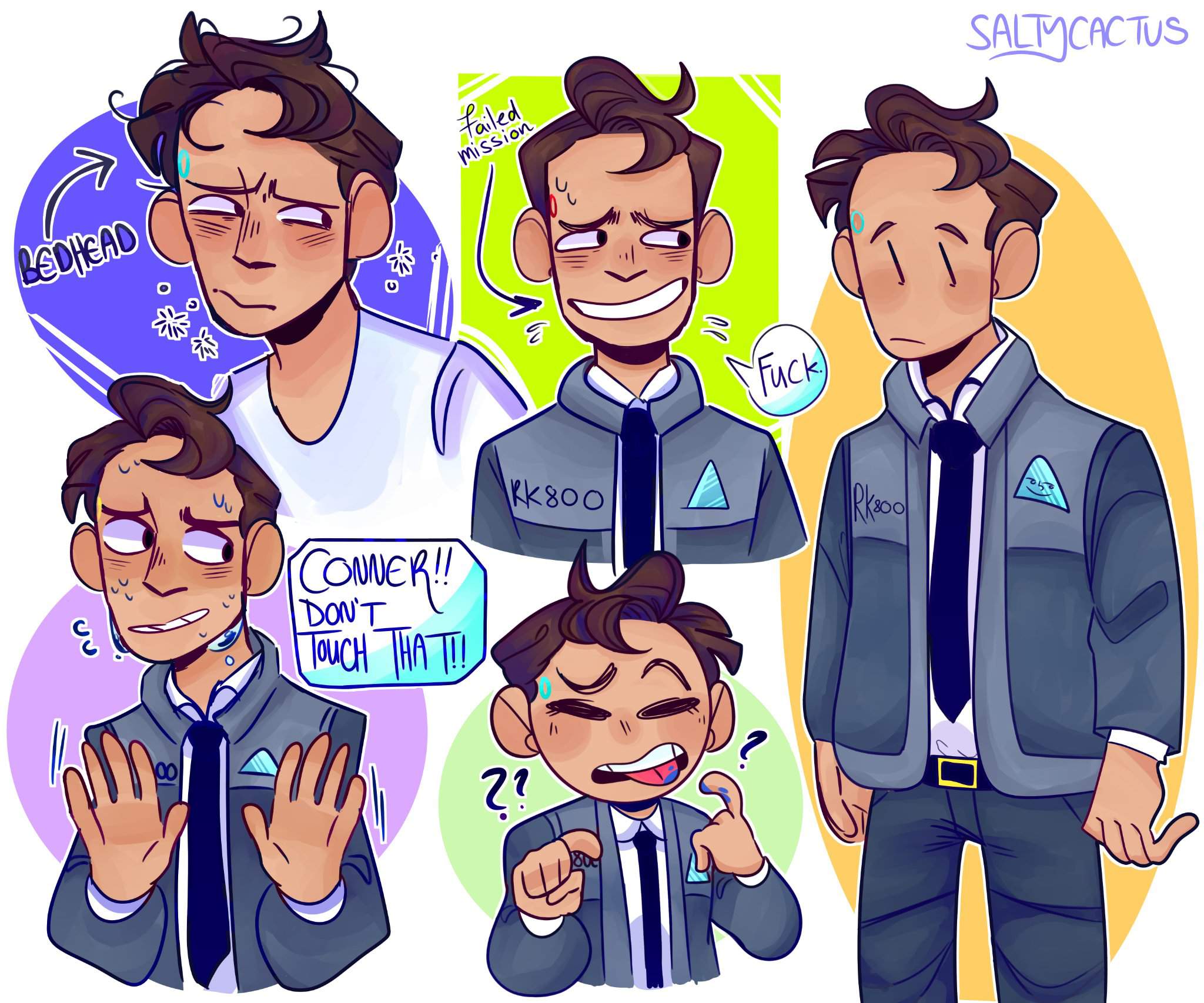 Connor Doodle Page Detroit Become Human Official Amino