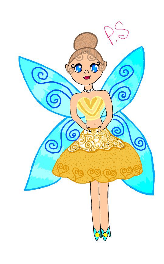 barbie fairy drawing