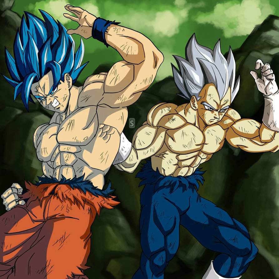 Goku SSJ Blue Evolución y Vegeta Ultra Instinto Dominado. | DRAGON BALL  ESPAÑOL Amino