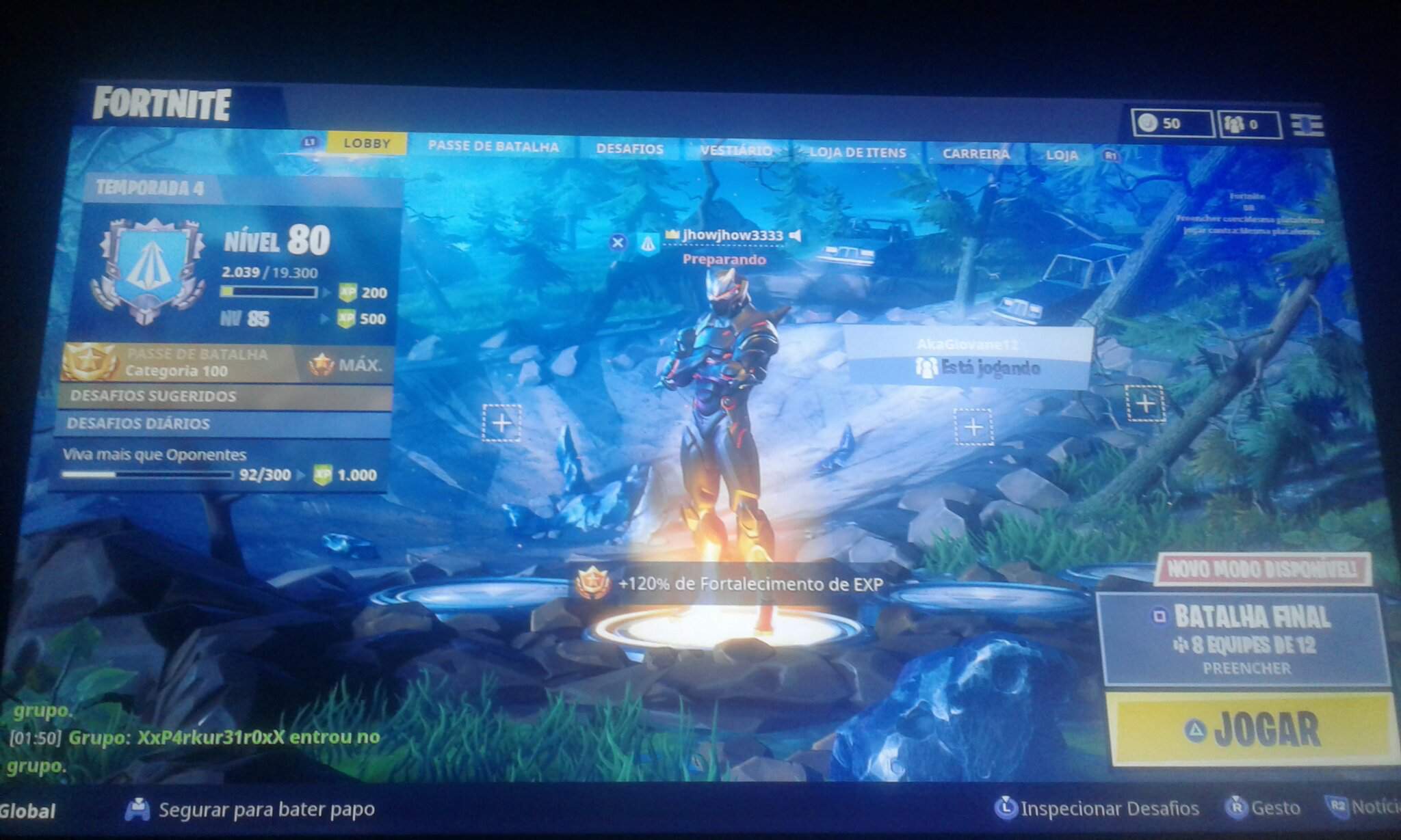 Eis Q Vc Chega No Nivel 80 No Fort Fortnite Brasil Amino