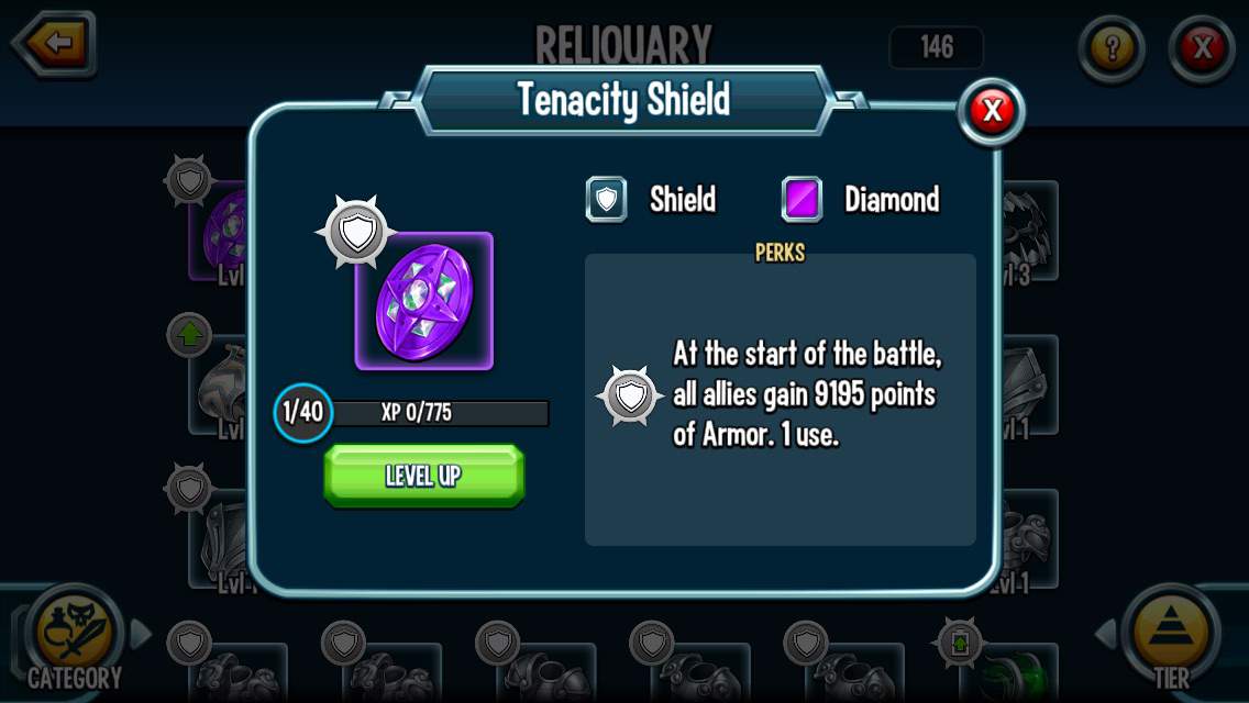 in monster legends do relics disapear
