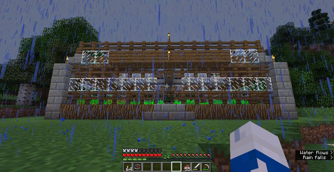 Survival Build Greenhouse Minecraft Amino