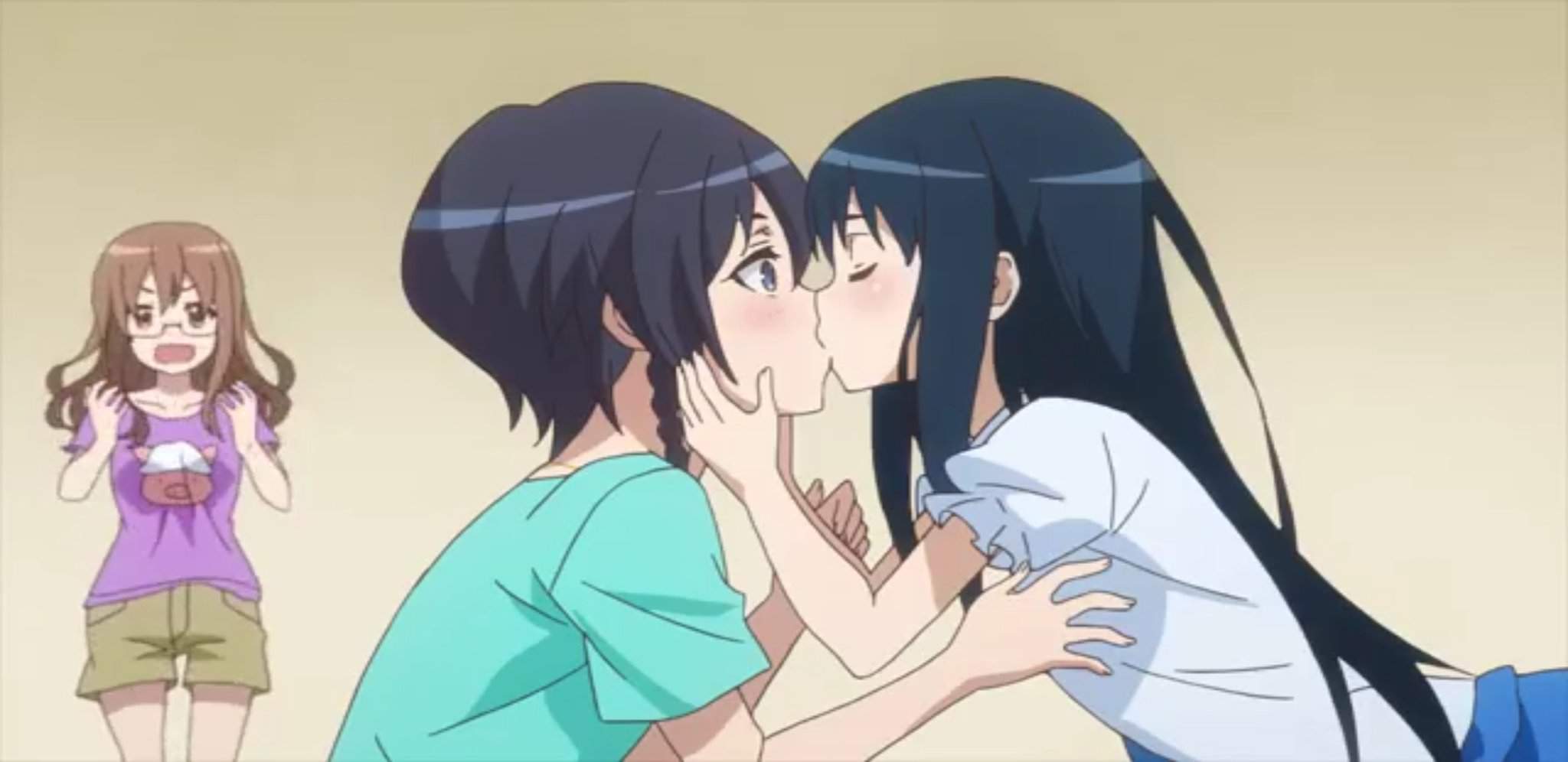 Yuri Kiss in GGO..😂 | Yuri Manga & Anime Amino