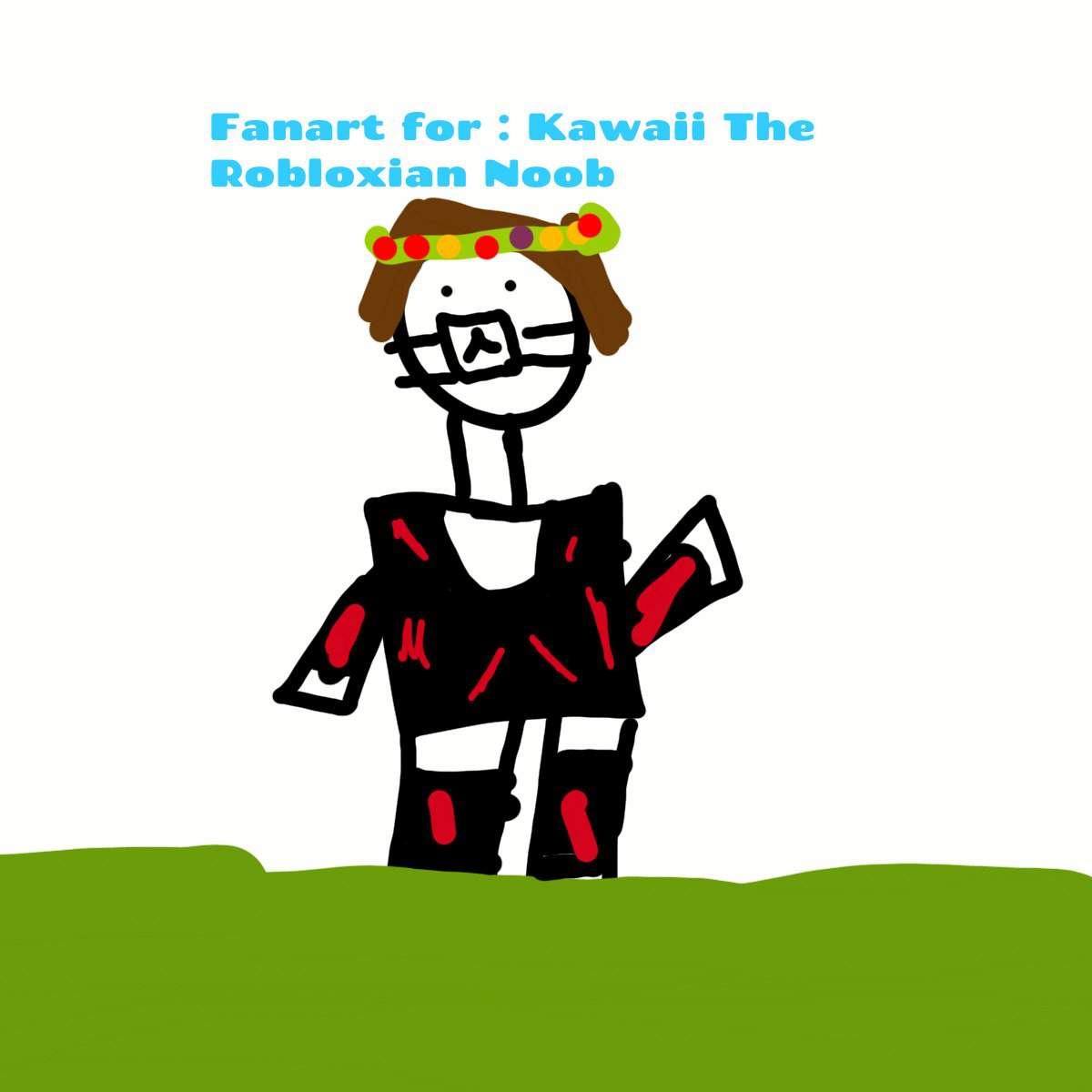 Fanart For Kawaii The Robloxian Noob Roblox Amino