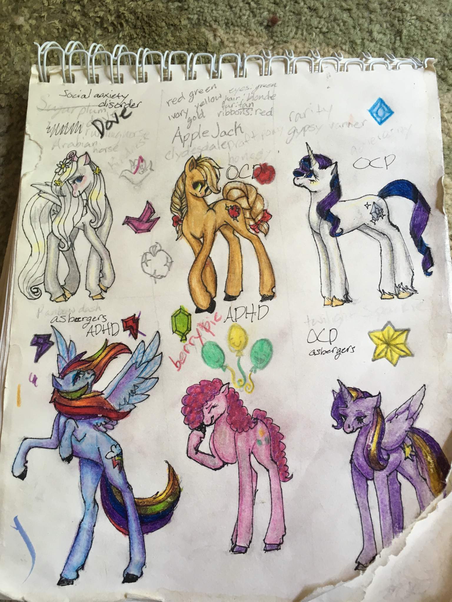 Mane Six Redesign | Equestria Unofficial Fan Club Amino