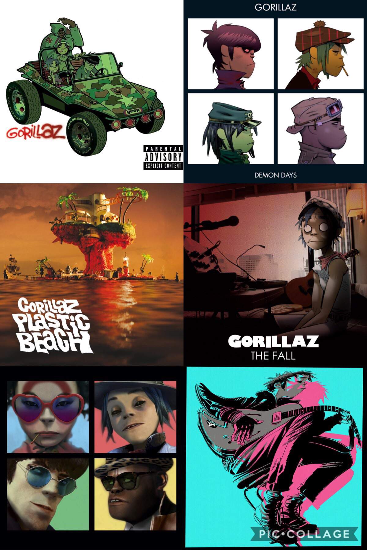 Every Gorillaz Album Ranked [MY OPINION] Gorillaz Amino