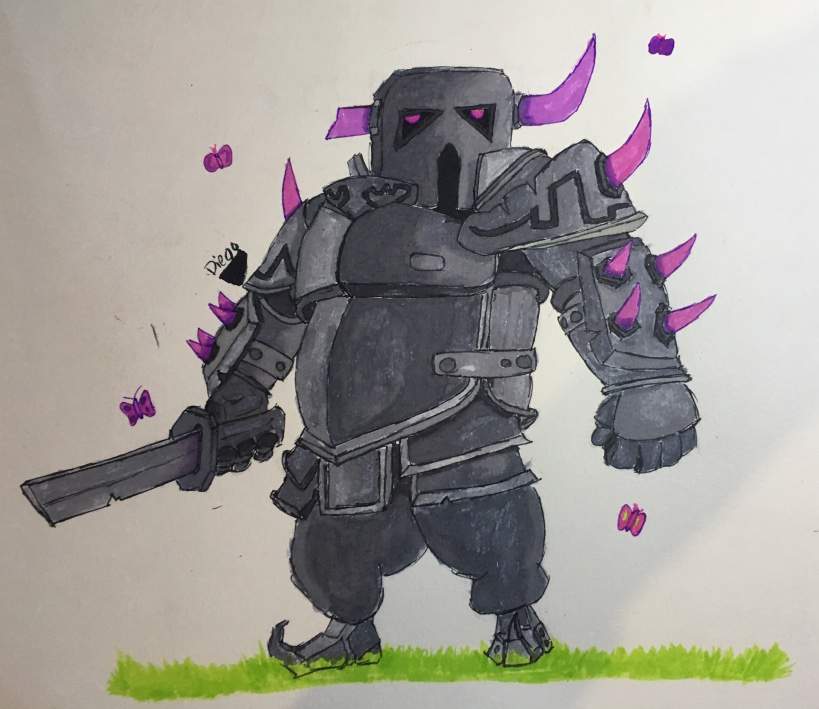 Clash Of Clans Pekka Drawing