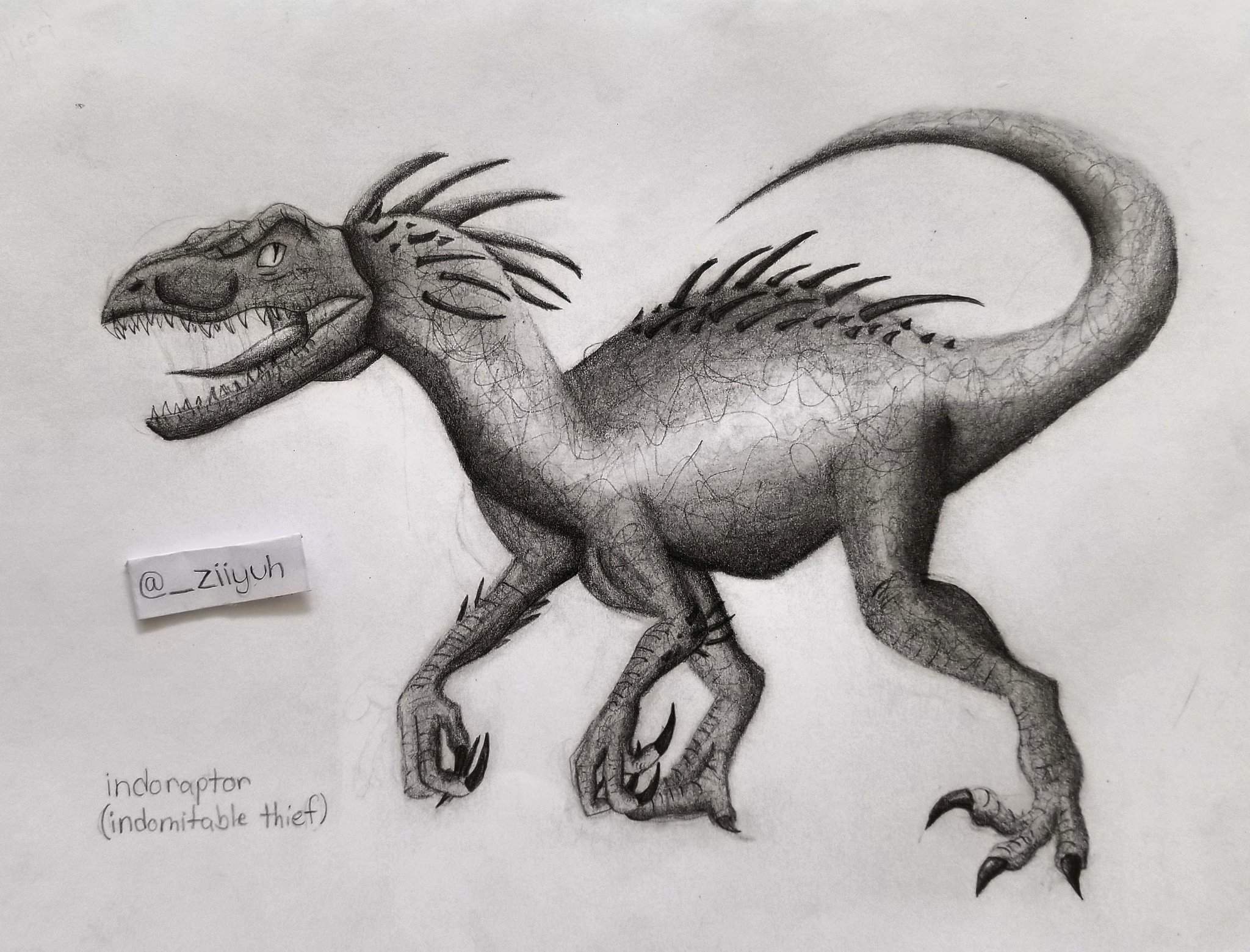 Indoraptor Drawing! | Jurassic Park Amino