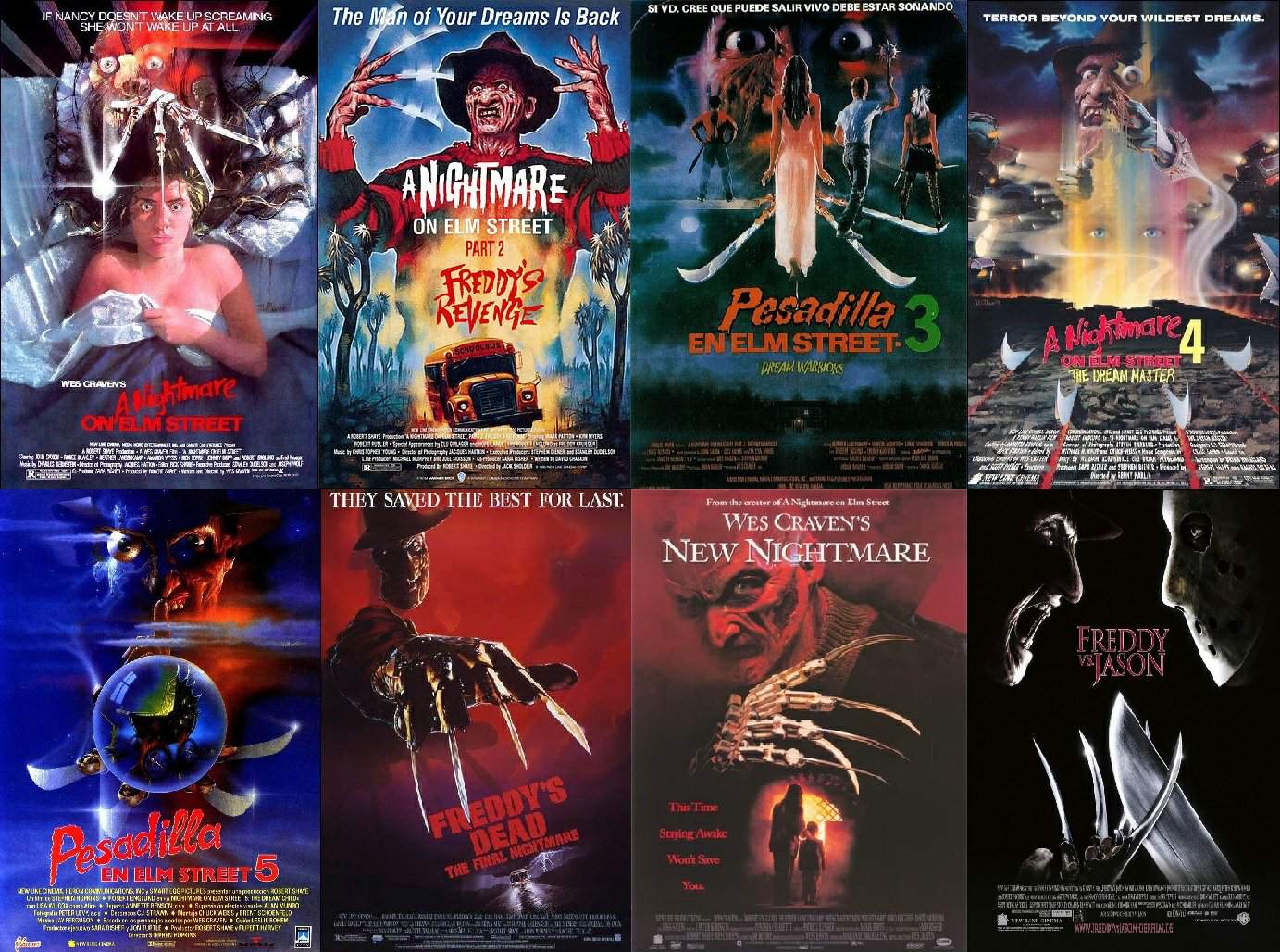 Controladores de ID de licencia de Freddy Krueger Slasher película de terror Pesadilla en Elm Street 