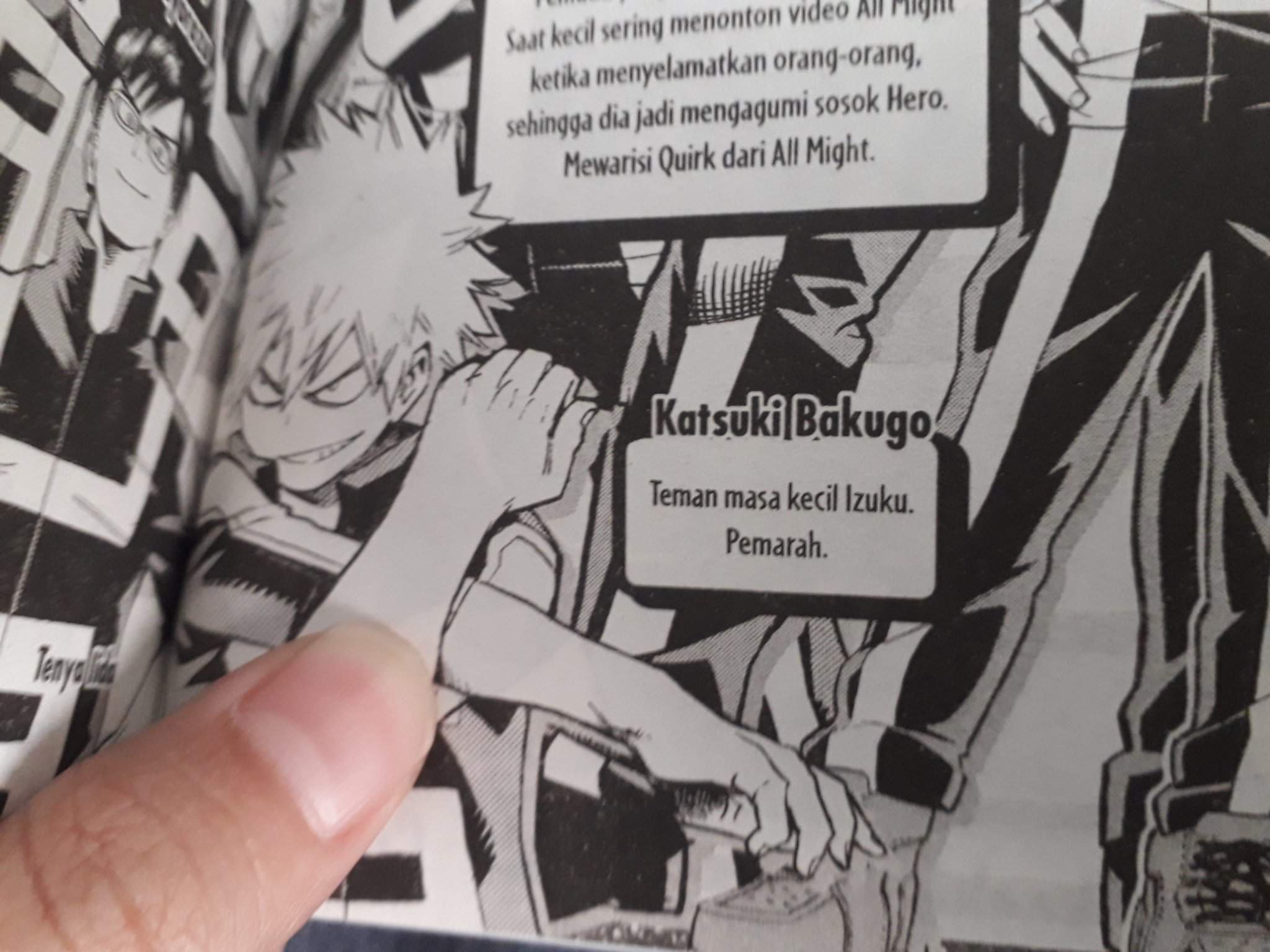 So I finally bought an MHA manga and I found this | My Hero Academia Amino