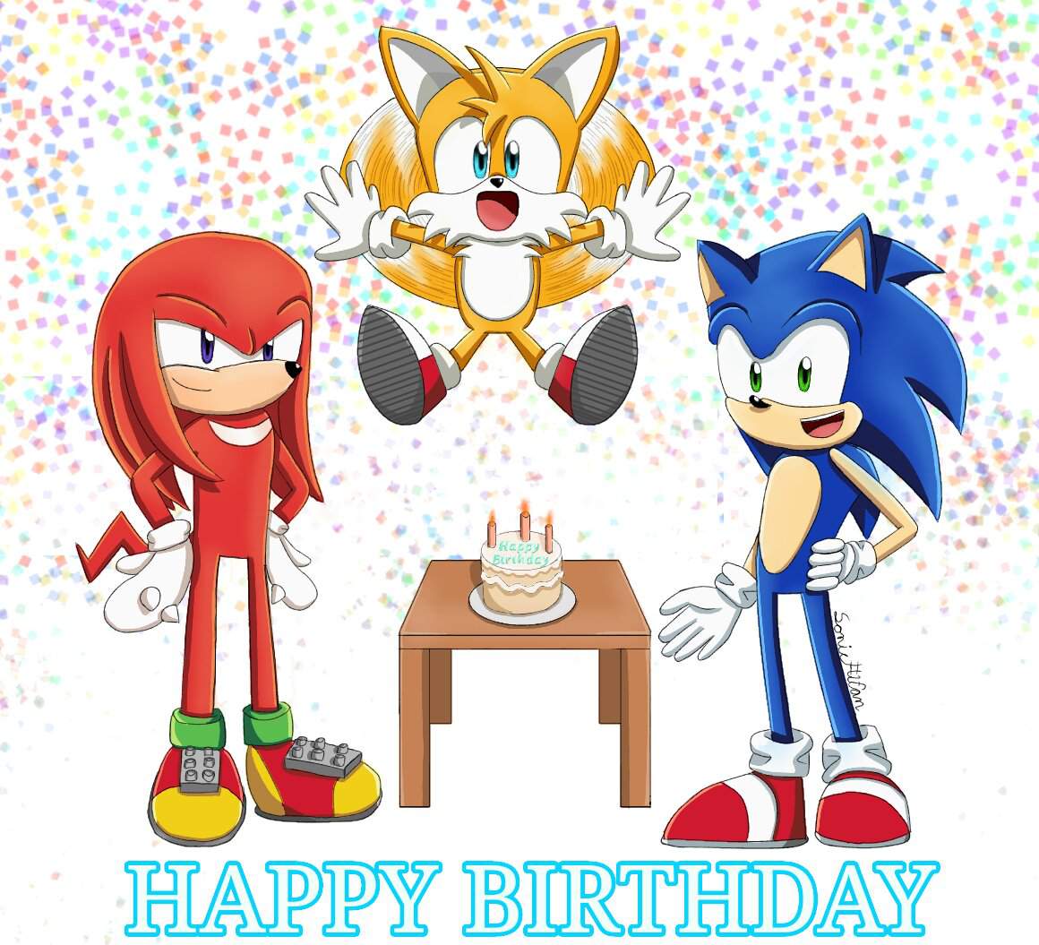 Sonic Birthday Card Sonic The Hedgehog Amino