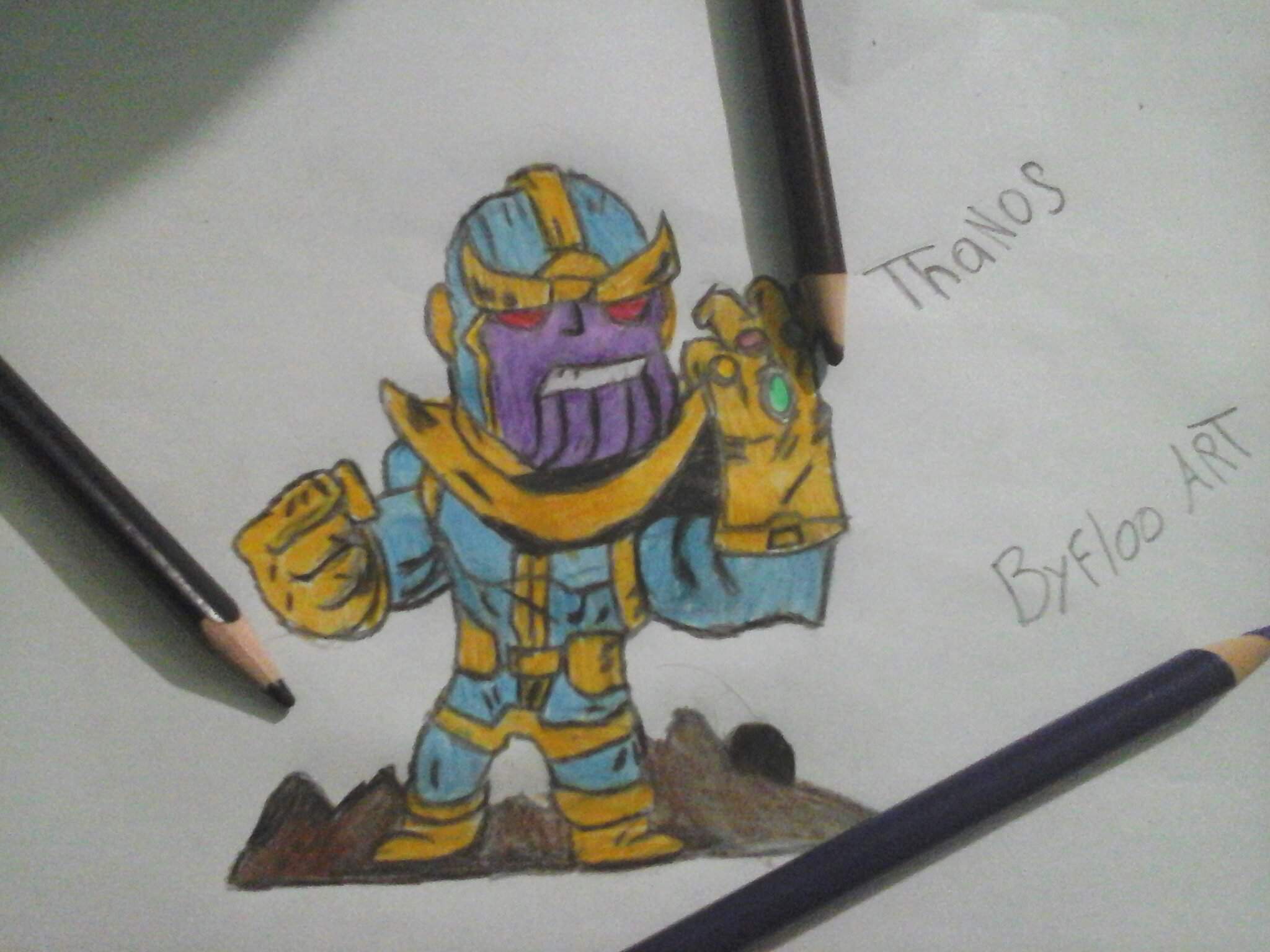 Thanos Kawai Arte Anime Amino Amino