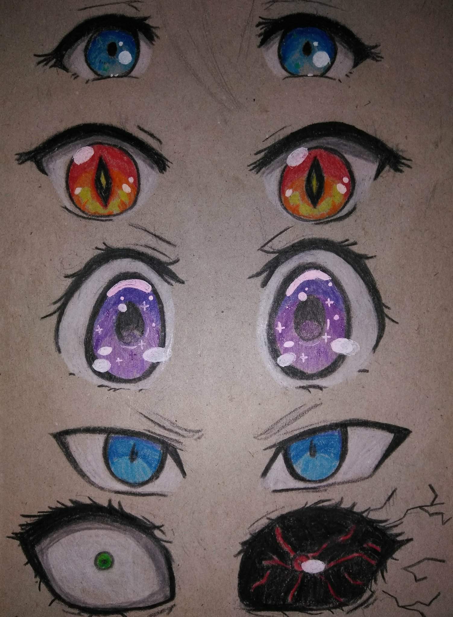 Сумасшедшие глаза аниме