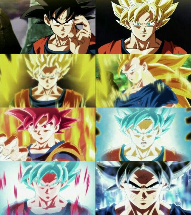 Estas Son Todas Las Transformaciones De Goku Que A Alcanzado Hasta El Momento Dragon Ball 0622