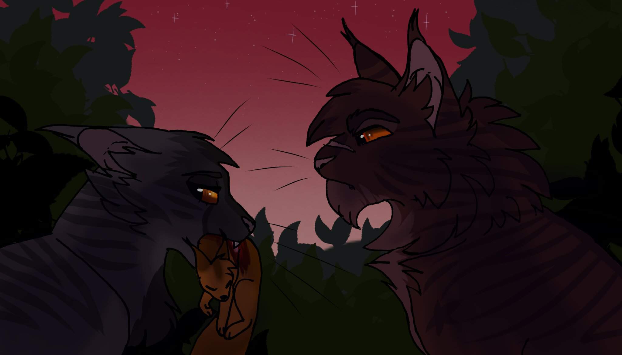 Darkstripe x tigerstar