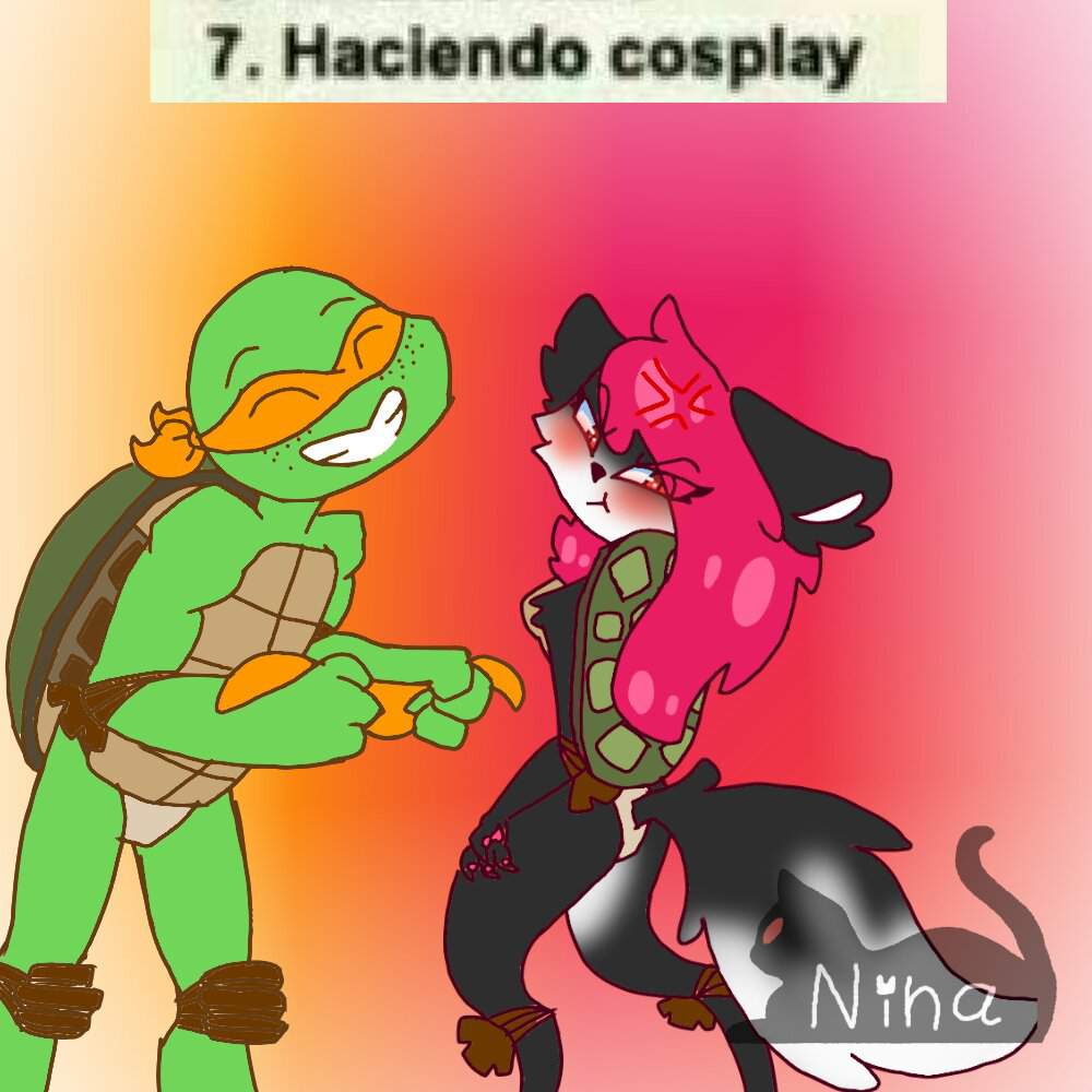 Reto de dibujar a tu oc Parte 4 TMNT en Español Amino