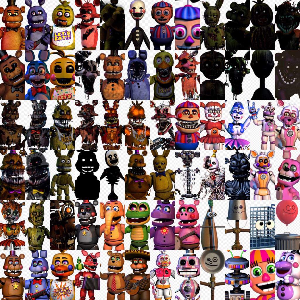 The Ultimate Ultimate Custom Night Every Animatronic Five Nights At Freddy S Amino