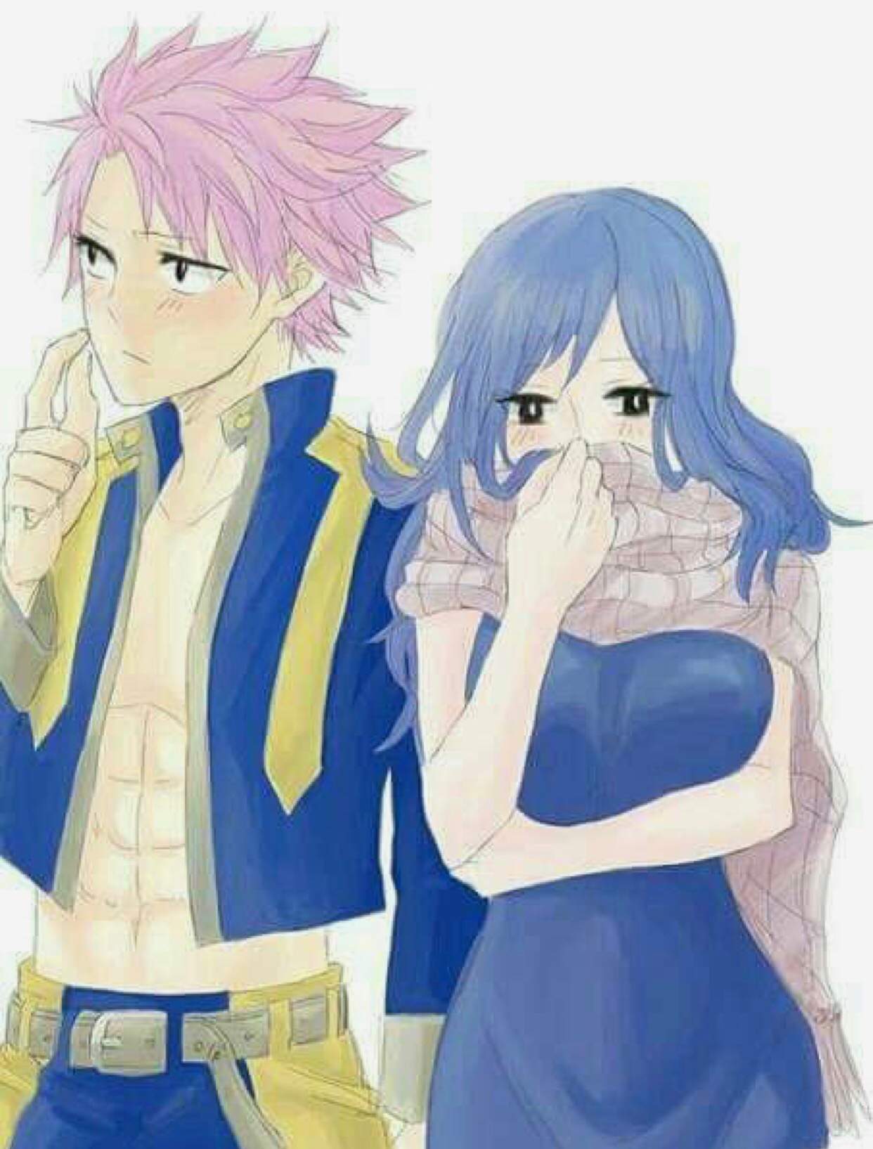 Juvia and natsu - edjim - fairy tail