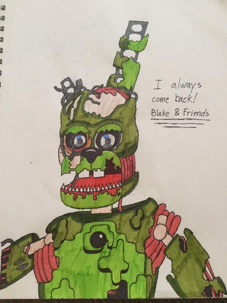 I Always Come Back! (afton Scraptrap) 