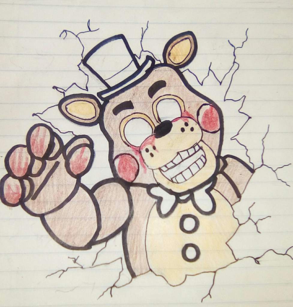 Sintético 102 Foto Como Dibujar A Freddy De Five Nights At Freddy s El