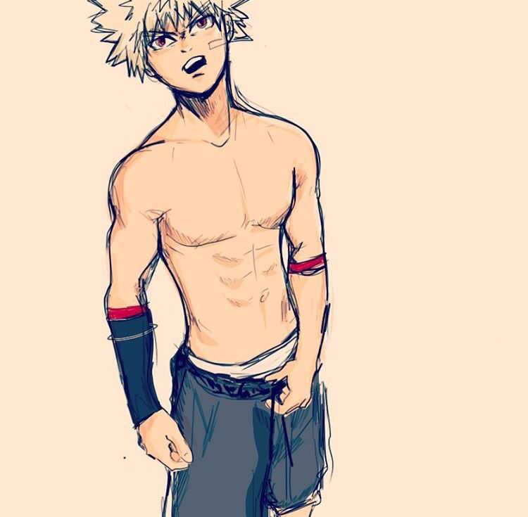 Katsuki bakugou in his default pose | My Hero Academia Amino