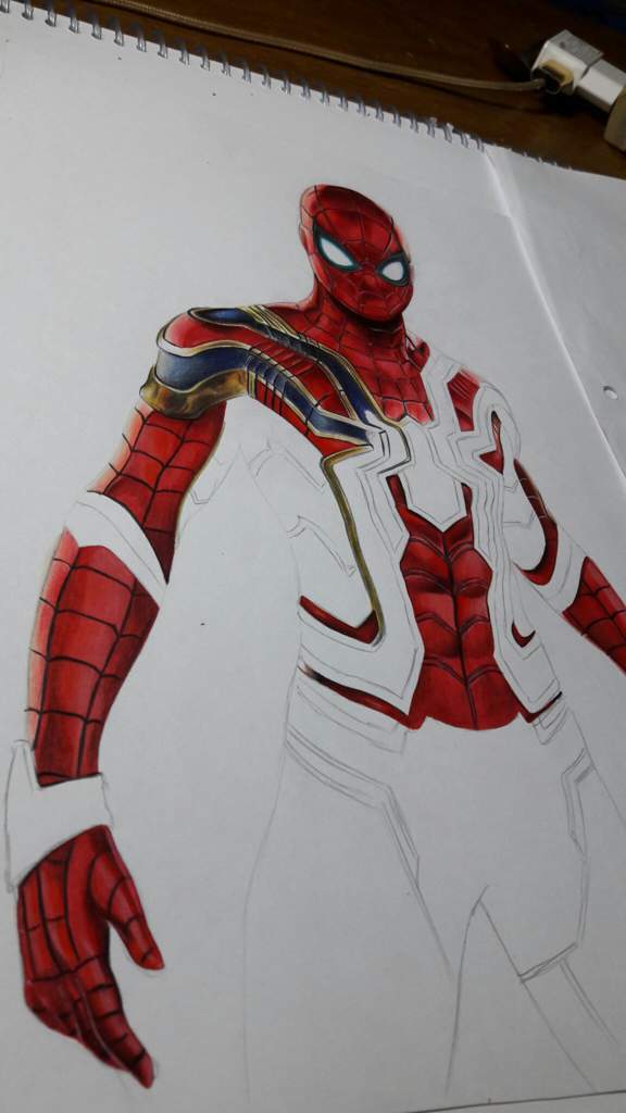 Dibujo Realista Del Iron Spider Arte Amino Amino