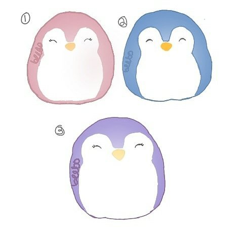 squishmallow purple penguin