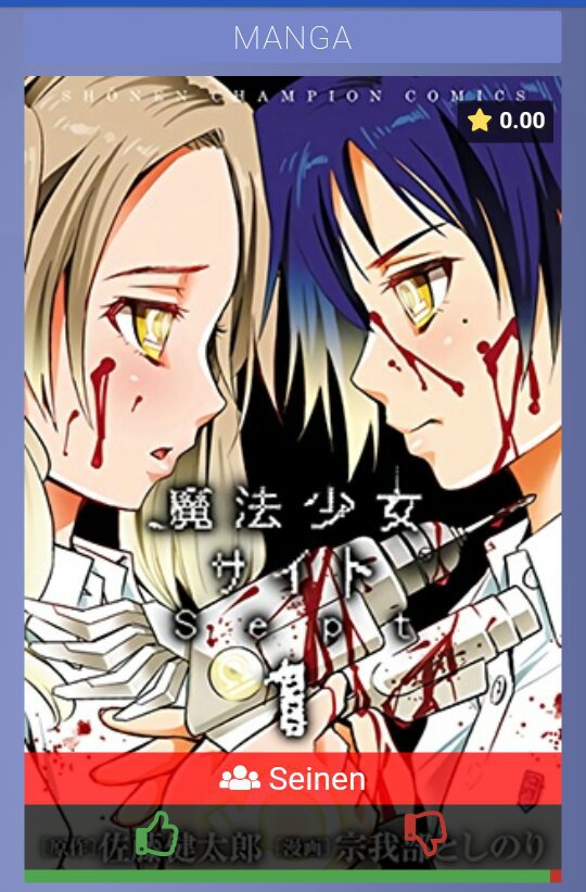 Mahou Shoujo Site Sept Manga - Manga