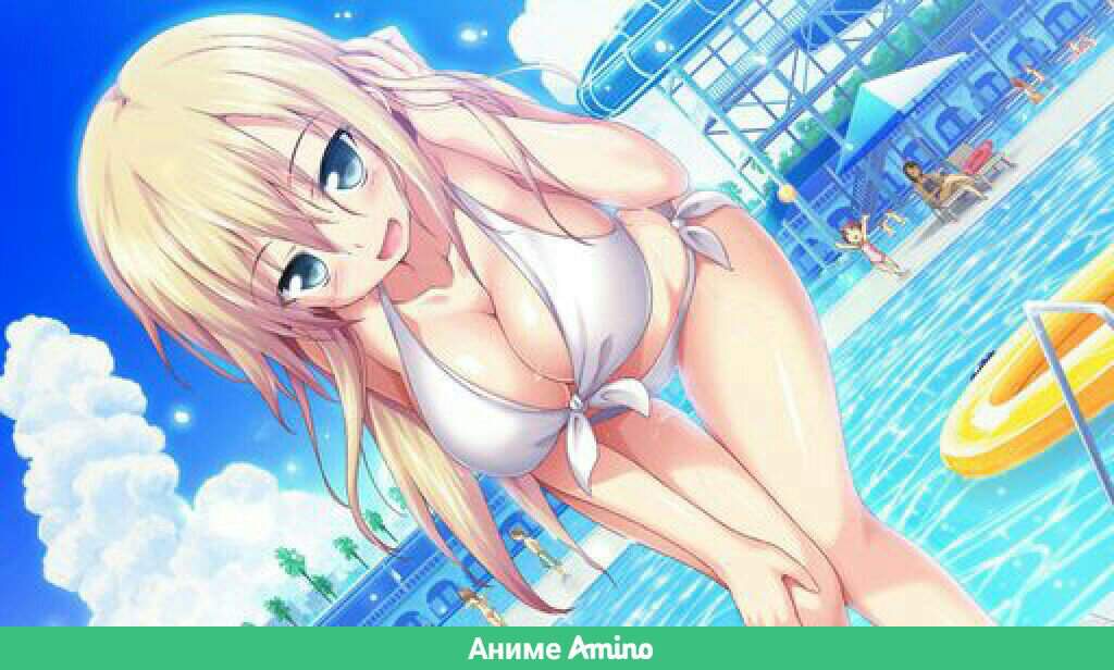 Busty anime wallpaper