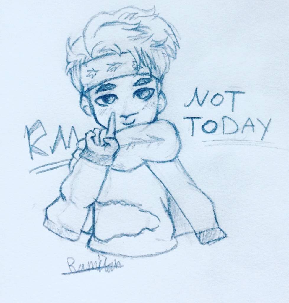 Its Not The Best But I Drew Rm Rap Monster Bts I Really Tried Its A Fan Art Btw Doodles And Drawings Amino