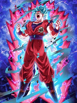 super saiyan blue kaioken goku dokkan