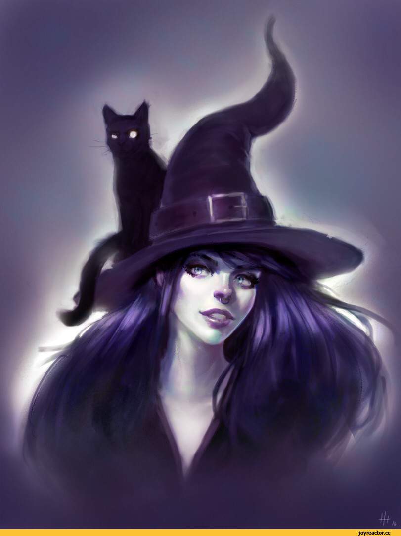 Ведьмочка с котом