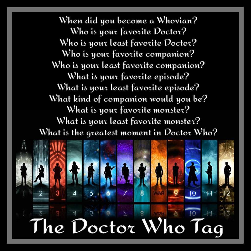 The Doctor Who Tag | Doctor Who Amino