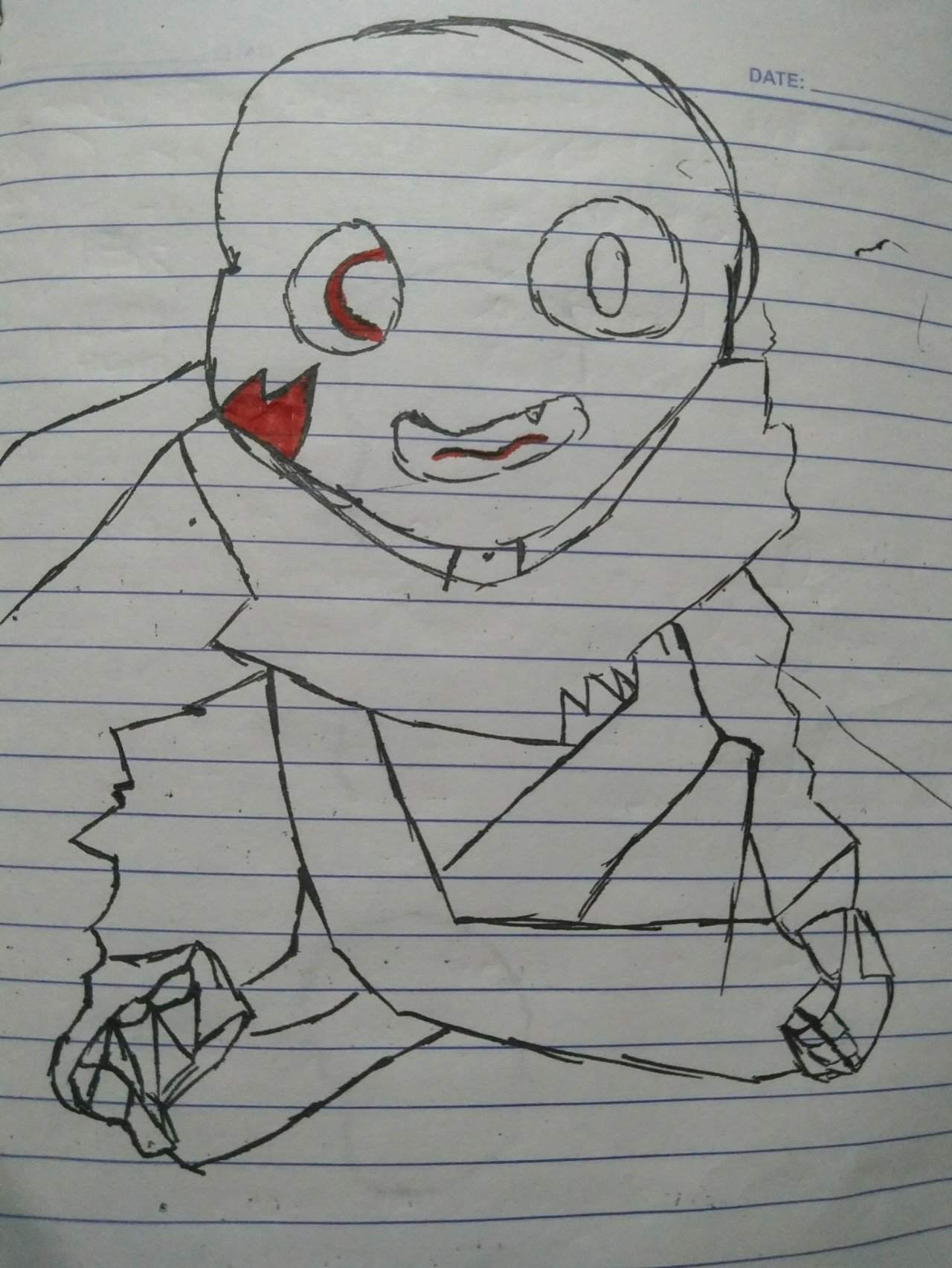 My First Ever Drawing (Cross Sans drawing) | Undertale Amino