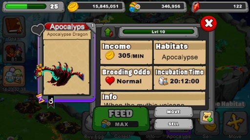 how do i breed an apocalypse dragon in dragon city