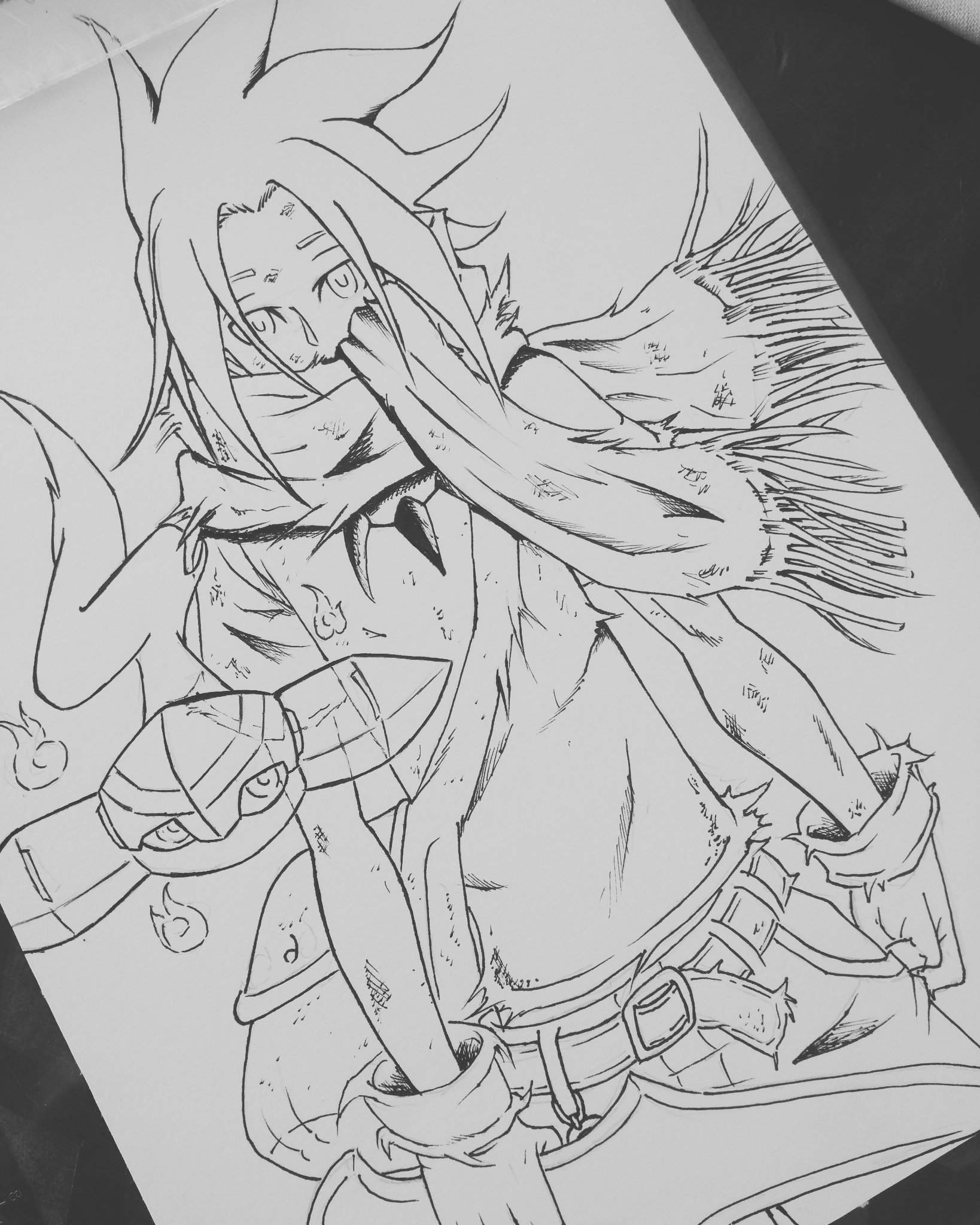 Shaman King All Star s Asakura Yoh e Espírito da Terra M arte Amino